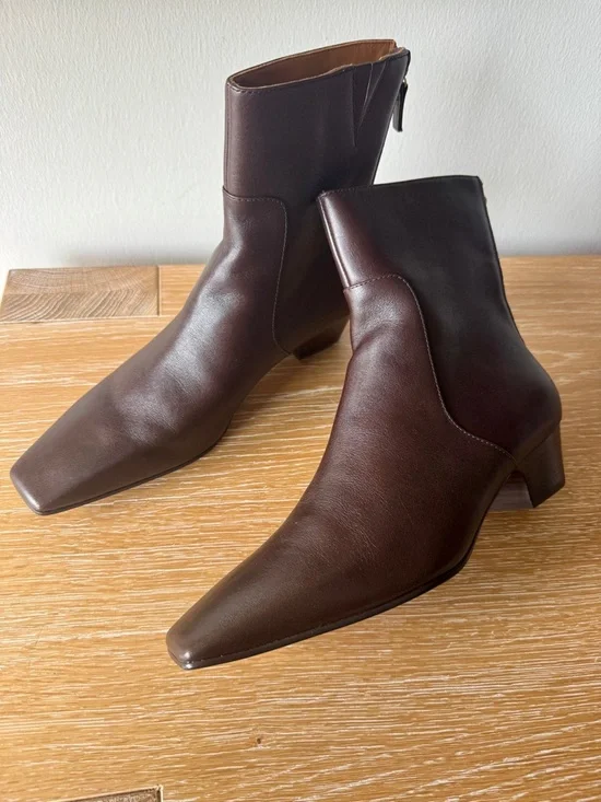 NWT! MADEWELL Women’s The Lexie Ankle Boot Turkish Coffee Leather Size 9 no box! - Picture 7 of 16